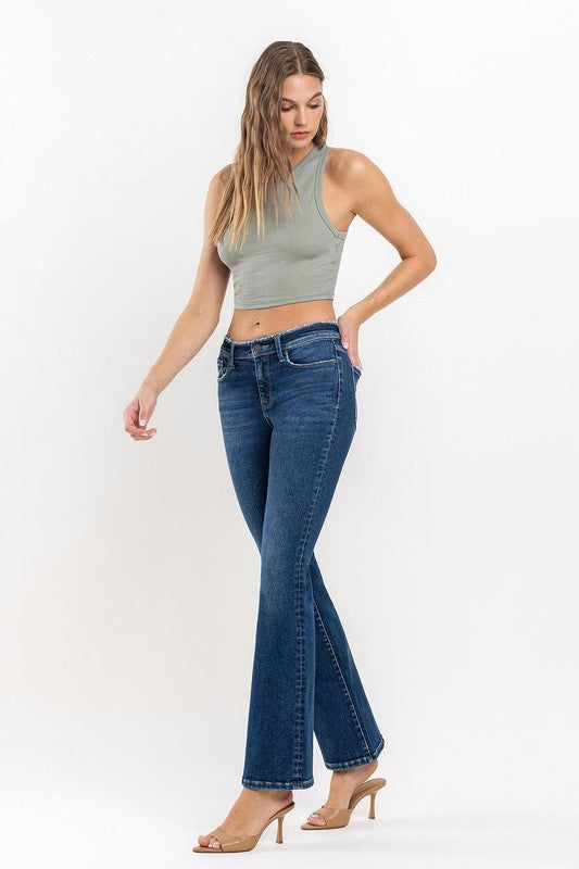 7592 - VERVET MID RISE BOOTCUT JEANS