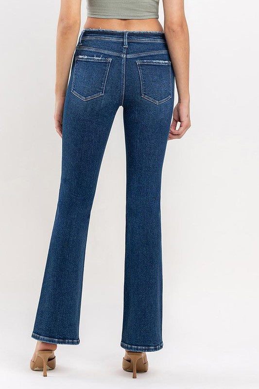 7592 - VERVET MID RISE BOOTCUT JEANS