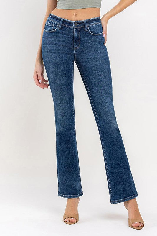 7592 - VERVET MID RISE BOOTCUT JEANS