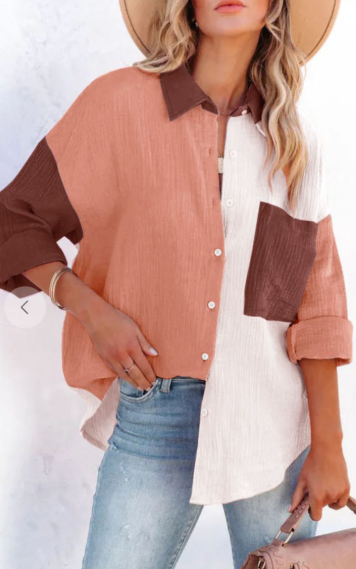 6990 - Block Button Down