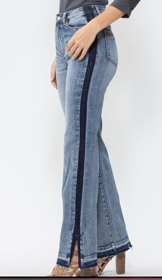 7005 - Judy Blue Side Seam Detail Jeans