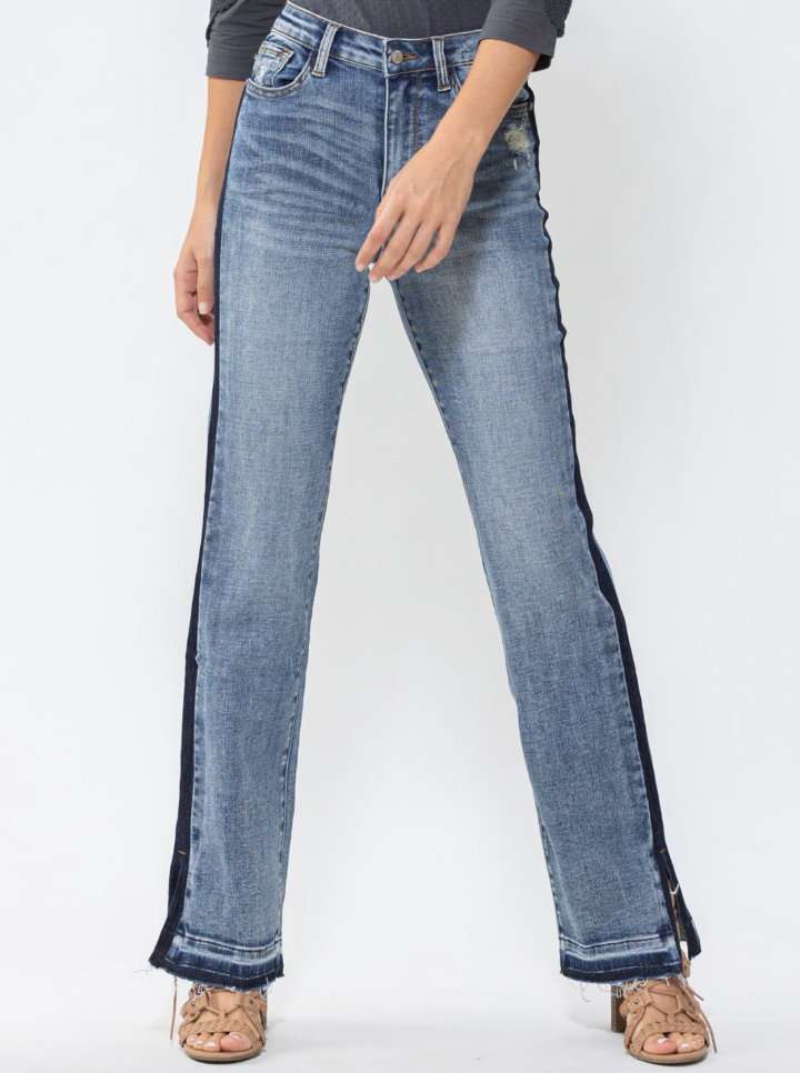 7005 - Judy Blue Side Seam Detail Jeans