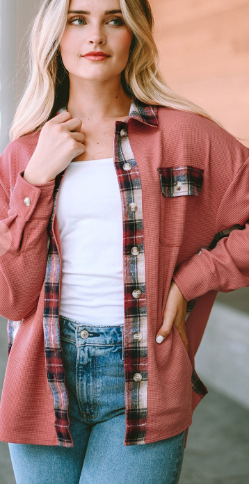 7027 - Button Down Sweater Top