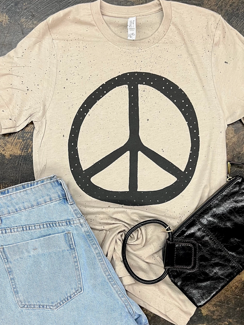 7029 - Peace Splattered Tee
