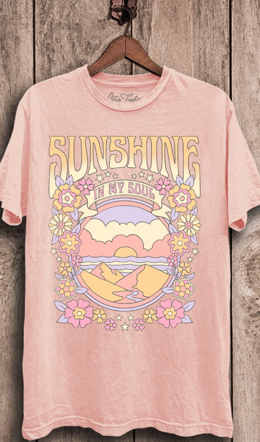 7376 - Sunshine In My Soul Graphic Top