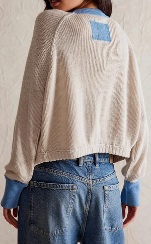 7620 - Contrast Trim Cardi