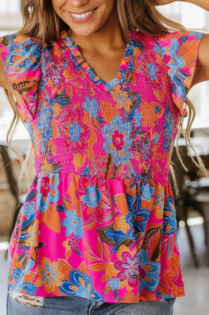 7653 - Peplum Blouse
