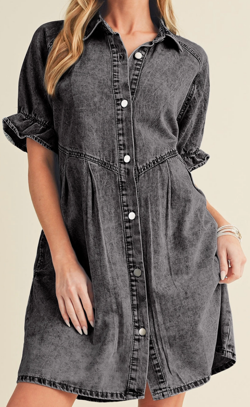 7655 - Adorabe Denim Dress