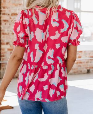 7673 - FLoral Top