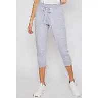 7023 - Terry High Rise Boyfriend Oversized Capri